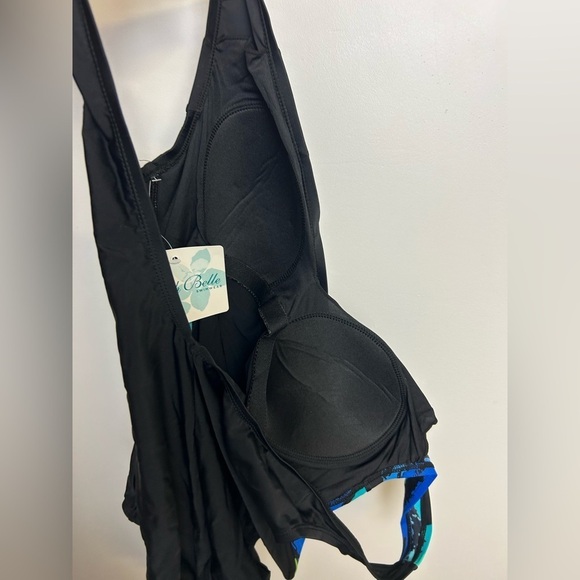 VTG Y2K Beach Belle Swimsuits for All Women's Plus Size 14 Surf print One Piece - Picture 9 of 12